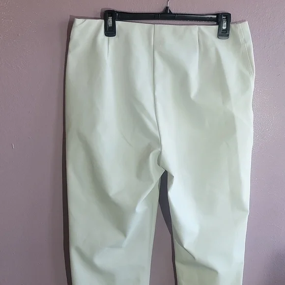 Rachel Zoe Ivory Womens Pants.  Size 12. Elastic Waist - Picture 5 of 9